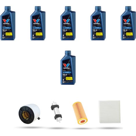 Kit tagliando 4 FILTRI e 6L OLIO compatibile con Audi Q5 II (FYB,FYG) 3.0 tdi 210kw dal 2017 (1/5)