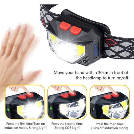 Lampe panoramique, barre de mise à niveau USB Kraftfull, éclairage LED, super lumineux 500 lm, 8 lumières (1/5)