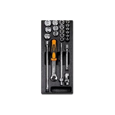 Clé à douille 3/8 avec beta rigide thermoformé t92
