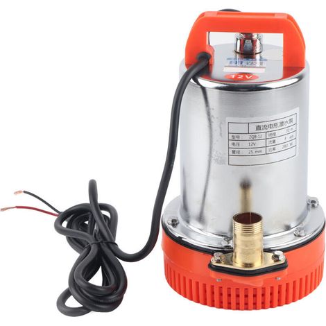 Pompe à eau d'irrigation de pompe à eau de puits profonde Submersible DC 12V (1/4)