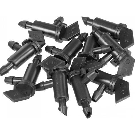 10 Pack Flag Drippers - Garden Irrigation System, Removable & Flow Control & Drip Emitter, Suitable for Lawns and Trees (1/5)