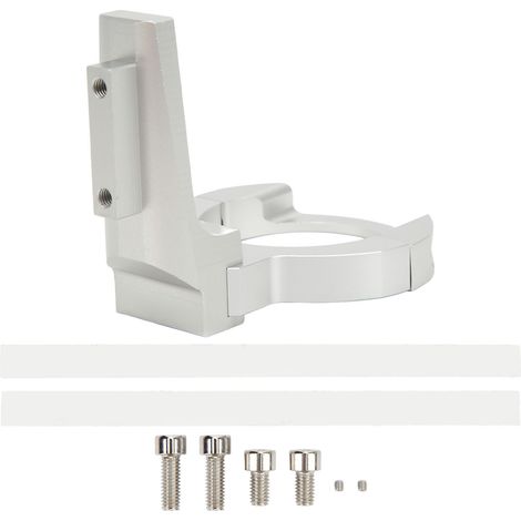 Support avant pliable en alliage d'aluminium pour vélo Litepro - Porte-bagages avant compatible K3 PLUS, Argent