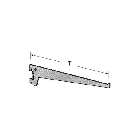 MASIDEF 66383 -ELEMENTSYSTEM - 1 REGGIMENSOLA A 2 GANCI MARRONE MM 400