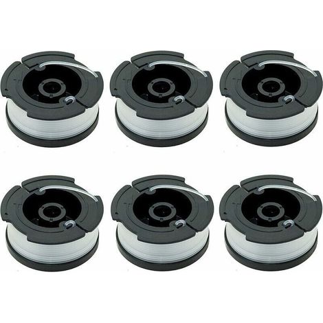 Packung mit 6 A6481 A6485 Spulen für Black & Decker Rasentrimmer