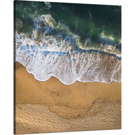 Stampa su tela Natura Onda riva 80x100 cm