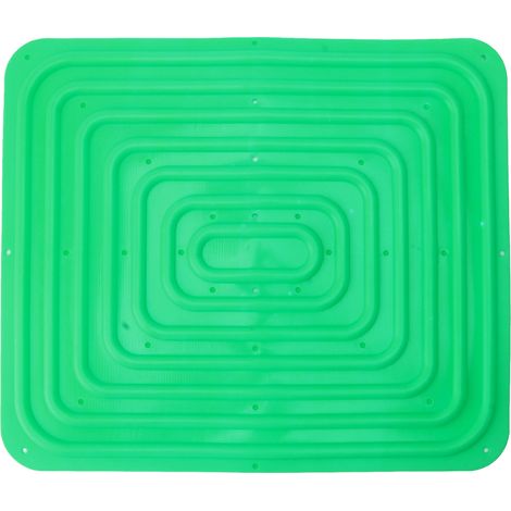 Nid de poule en silicone vert, tapis de protection pour poulailler, antidérapant, facile à nettoyer, matelas de nidification pour volailles (1/5)