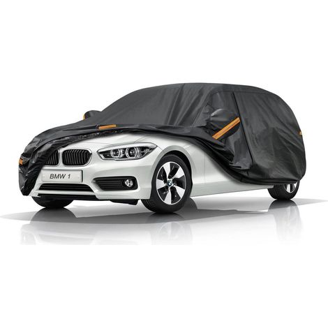Autoplane Wasserdicht Atmungsaktiv für BMW 1er E87/E81/F20/F21/F40 (2004-2025) Schwarz (1/5)