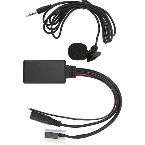 Adaptateur de remplacement pour autoradio Bluetooth 5.0, musique, appels téléphoniques, mains libres et microphone, compatible avec Citroën C2, C3, C4, C5, C6 et C8. (1/5)