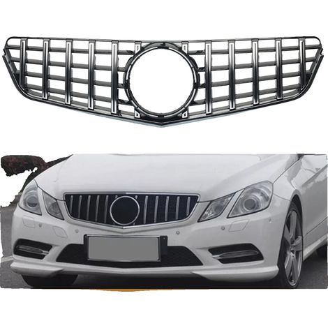 Rejilla del parachoques delantero, plástico ABS de alta calidad, 91 cm x 27 cm x 16 cm, compatible con Mercedes Clase E W207 C207, peso 1,9 kg, estilo GT R (1/5)