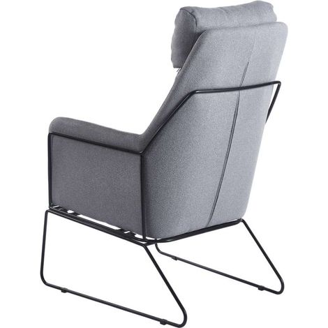 Butaca modelo Sintra tapizado gris, 72cm(ancho) 107cm(altura) 90cm(fondo) (1/4)