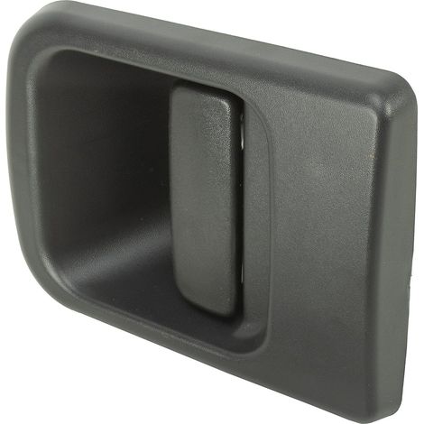 Poignée De Porte Extérieure - Arrière Véhicule Utilitaire - Noir Texturé - Compatible Opel Movano Renault Master Nissan Interstar - 1 Pièce (1/5)