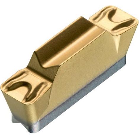 Drehwendeschneidplatte ISO LCMF 041608-F:T8330 Tiefe 3mm PVD beschichtet Gold (1/2)