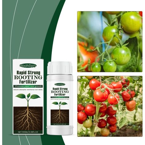 Root-strengthening nutrient fertilizer, suitable for indoor plants and flowers, portable gardening liquid fertilizer -- 100ml (1/5)