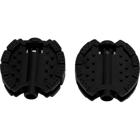 2 Pièces Pédales Vélo Enfant en Plastique Noir pour Poussette et Tricycle - Accessoires Roue Avant (1/5)