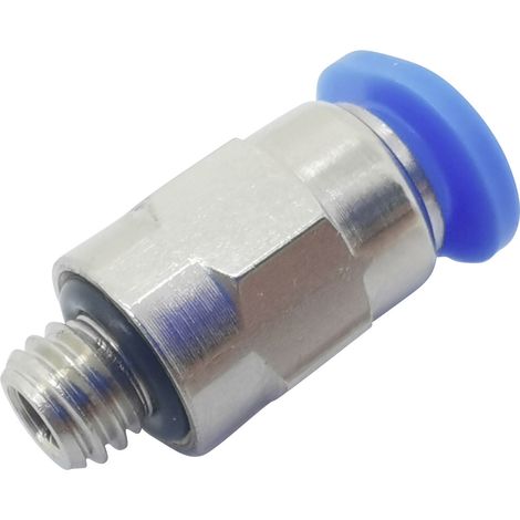 TRU COMPONENTS Gerade-Verbinder PC4-M5C Rohr-Ø: 4 mm Gewinde-Maß: M5 x 0.80 1 St.