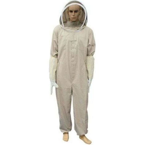 Combinaison D'apiculteur, Costume D'apiculture Professionnelle avec Gants, Vêtements À Capuchon Protection pour Apiculteurs XXL (1/4)