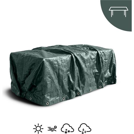 Telo Copertura Impermeabile per Arredo Giardino e Barbecue – Protezione Universale Cover Anti Pioggia UV Polvere per Tavoli, Sedie, Divani, ,lettino prendisole, Ombrelloni e BBQ Modello 4 (1/5)