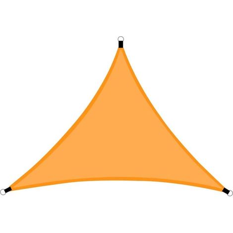 Wasserdichtes dreieckiges Sonnensegel 3x3x3 Meter fo,ZQKLA (1/5)