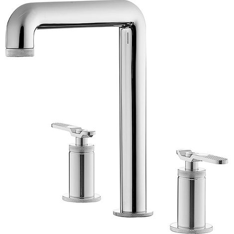 PRESTO 7979500 STREM Batería Lavabo Alto Repisa Bimando Pulsador Lever - ref: 7979500 (1/2)