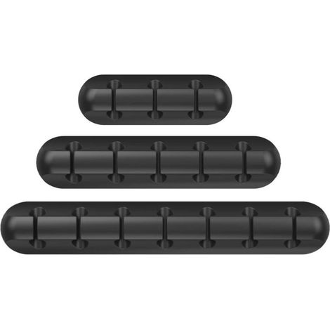 (Lot de 3) Support de rangement de bureau avec pinces à câbles (1/5)