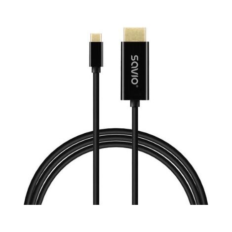 Cable USB-C a HDMI CL-191 - 30 Hz, 2 m, plástico