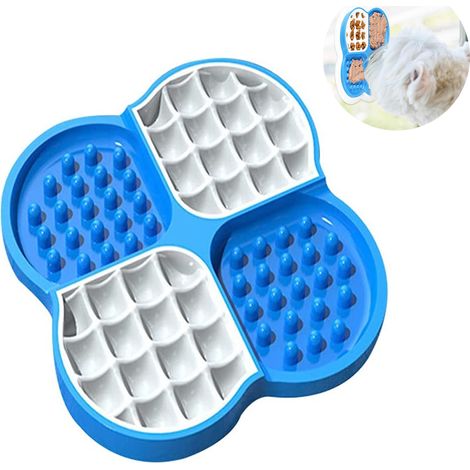 Gamelle anti-glouton pour chien : idéale pour réduire l’ennui et l’anxiété, les croquettes, les friandises, les yaourts ou le beurre de cacahuète. Une alternative ludique à la gamelle anti-glouton tra (1/5)