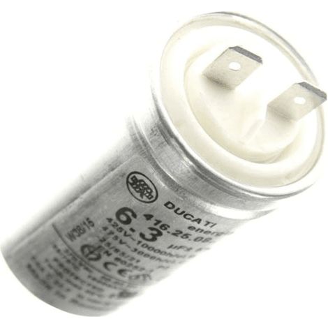 Condensateur de démarrage 6,3 µF 475 V pour moteurs monophasés – Technologie de démarrage fiable – 416250829 – Ducati