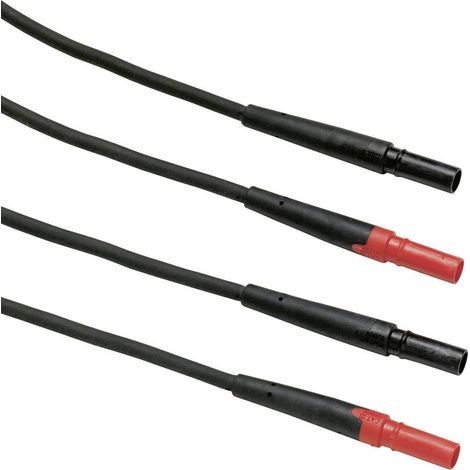 Fluke TL27 Set de cordons de mesure de sécurité mâle 4 mm mâle 4 mm 1.50 m rouge, noir 1 pc(s) (1/2)