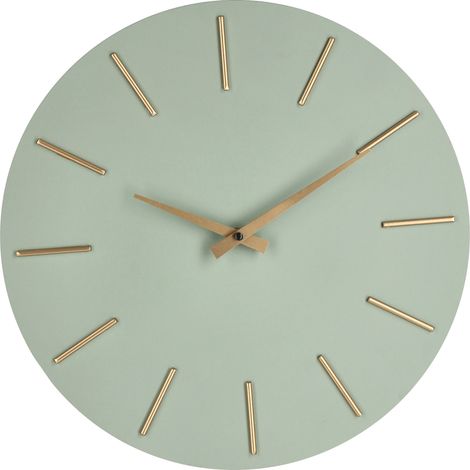 Wanduhr Timeline salvia 40 cm