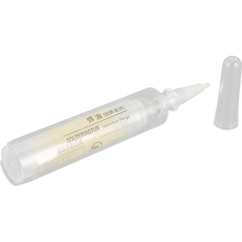 Pâte à souder à base de colophane 10 cc, seringue sans nettoyage et à faible résidu, pour l'entretien des soudures (1/5)