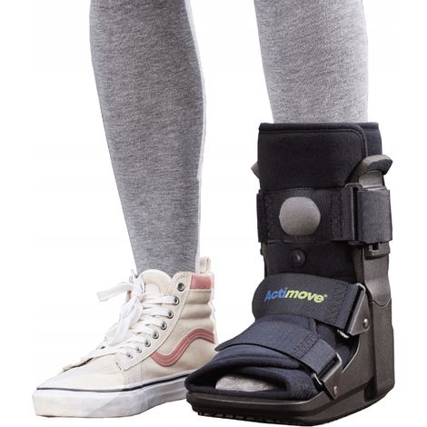 '++ACTIMOVE PRO Schienbein- und Fußorthese LOW Offene Zehen Größe XL Schwarz (7627254) (k=16)