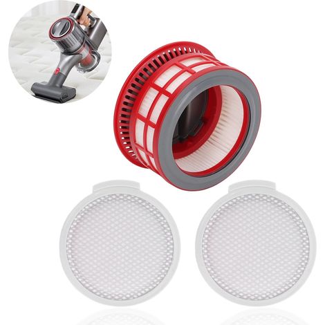 SJLERST Filtre avant en coton et 1 filtre HEPA arrière pour aspirateur Compatible sans fil Roborock H7 (1/5)