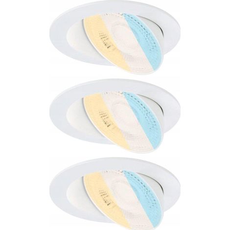 Paulmann Aumus foco empotrable blanco giratorio 15W