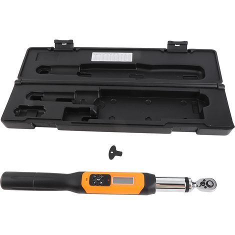 Llave electrónica digital de 1/4 de pulgada con aviso sonoro y alarma LCD (0,3-30 Nm) (1/5)