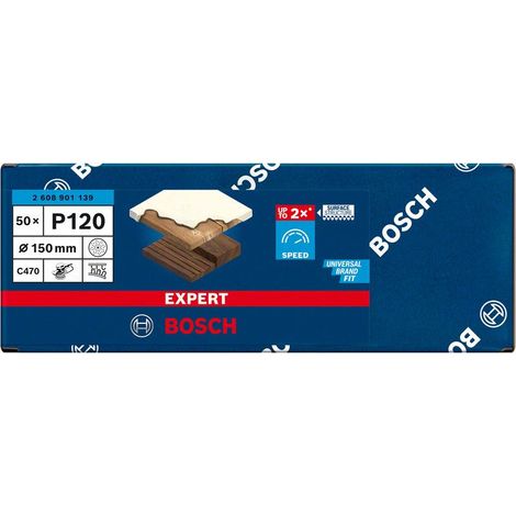 Bosch Expert C470 Disques Abrasifs Autoagrippants Lot 50