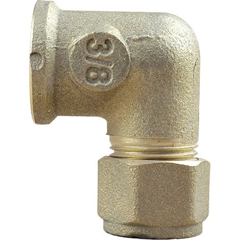 Coude bicone 3/8" (12/17) Femelle - Cuivre Ø12 - Arcanaute (1/4)