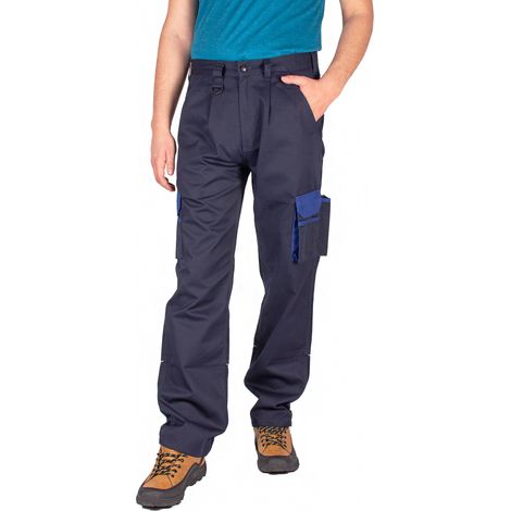 Pantalones de trabajo para hombre, pantalones de trabajo reflectantes para hombre BHP 34/32