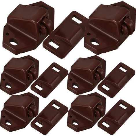 Lot de 20 loquets et verrous à double rouleau pour portes de placard