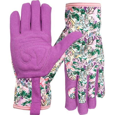 Gants de jardinage - Gants de jardinage pour femmes, prise ferme, respirants, résistants aux perforations, parfaits pour creuser et planter (1/3)