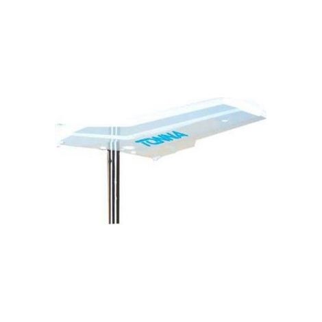 Antenne Caravane VHF UHF FM Tonna 263510 - Gain 24/30 dB - Téléalimentable en 5 à 24 V, Polarisation Horizontale ou Verticale