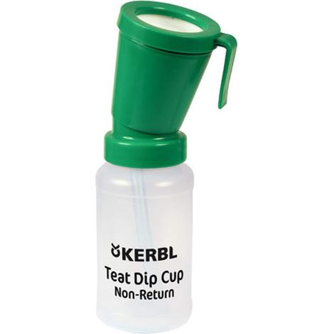 Gobelets trempeurs pour la traite Kerbl - 300 ml - X Modèle Gobelet anti-retour vert
