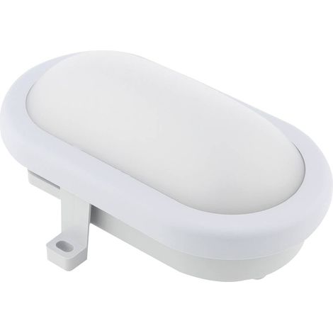 REV Ovalarmatur LED 5,5W grau Luminaire pour pièces humides LED 5.5 W blanc lumière du jour