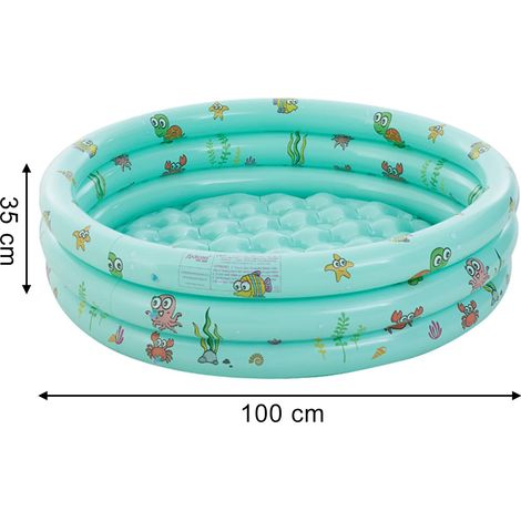 Piscine gonflable, pataugeoire extérieure pour jardin, loisirs aquatiques d'été, ronde en PVC épais