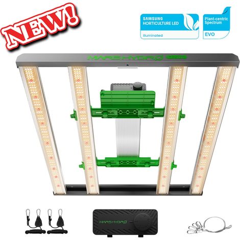 Mars Hydro FC 3000 EVO Vollspektrum LED Grow Lampe Samsung 301H EVO for 100x100x180cm Growbox Pflanzenzimmer Samen Gemüse Blume Hoher Ertrag für 1-3 Pflanzen