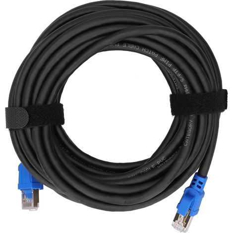 Câble Ethernet Cat8 40Gbps 2000MHz Doré RJ45 pour Réseaux, Routeurs et Hubs (8m) (1/5)