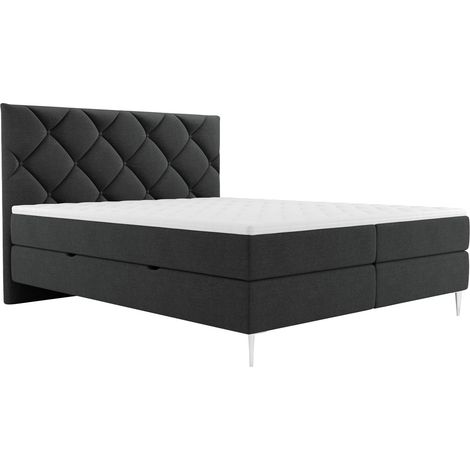 Lit boxspring ComfiDream Myrel, Verita 98, Double, Continental, 160x200, Tissu, Disponible, 168x207x117cm (1/5)