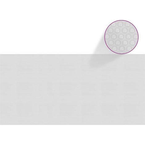 Cubierta solar de piscina de PE flotante gris 450x220 cm vidaXL