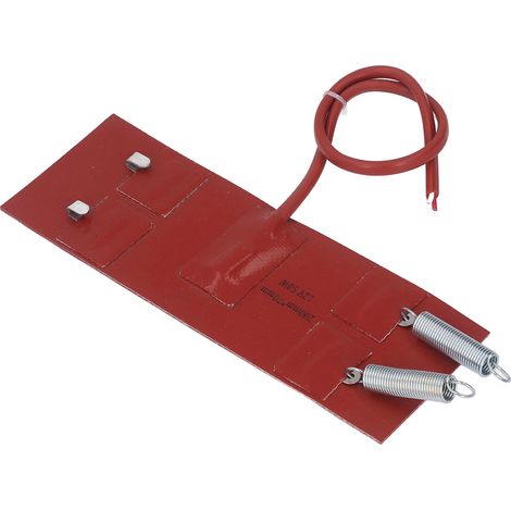 Plaque chauffante en silicone pour huile moteur, ignifugée, universelle et étanche, excellente isolation, 50 W, 12 V CC (1/5)