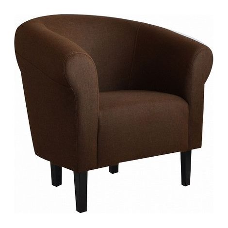 Fauteuil Club Monaco marron (1/3)
