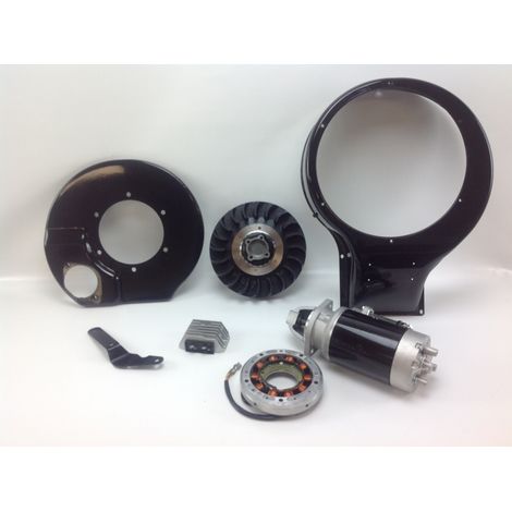 Kit avviamento elettrico volano regolatore motore DIESEL LOMBARDINI 4LD LDA100
